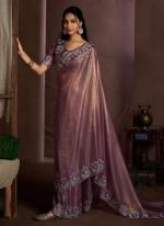 Jimmy Silk Pink Wedding Wear Hand Work Saree